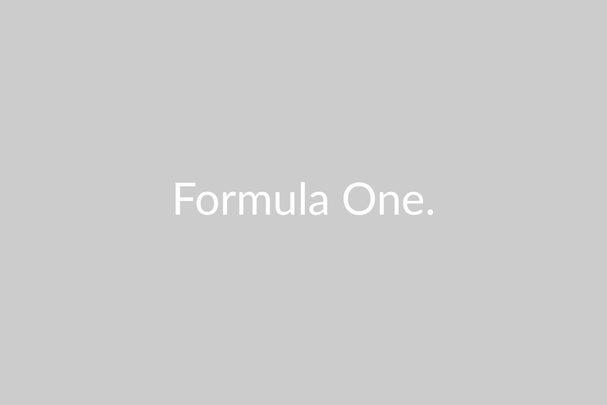formula one